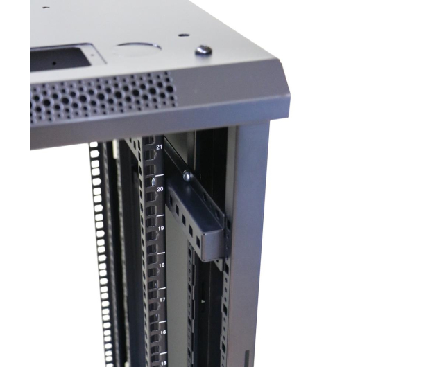 Extralink Szafa rack 22U 600x800mm czarna stojąca EX.14398 - 489495 - zdjęcie 8